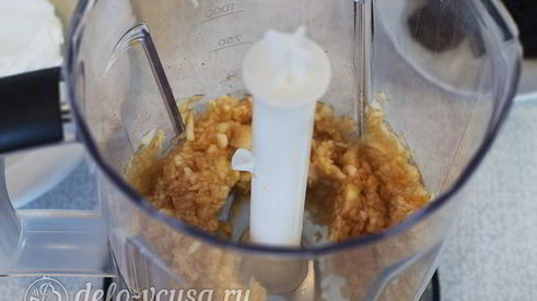 десерт из яблок и творога