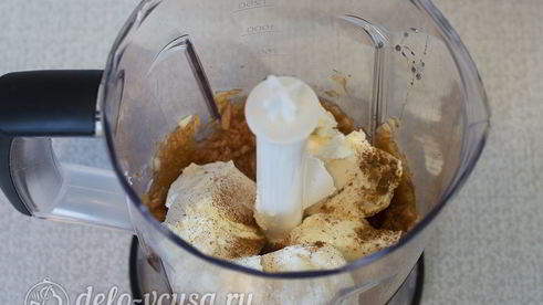 десерт из яблок и творога