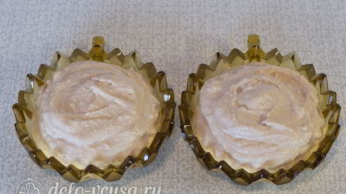 десерт из яблок и творога