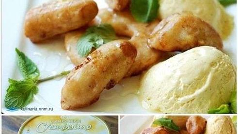 десерт лед и пламя