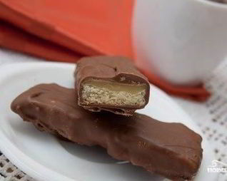 Домашние батончики Твикс