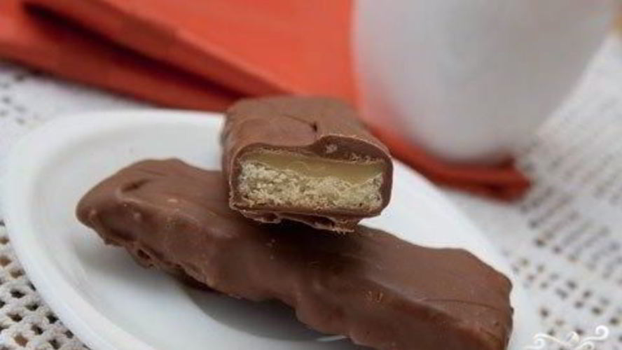 Рецепт домашних батончиков твикс