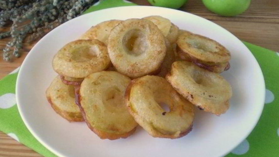 Рецепт фруктов в кляре