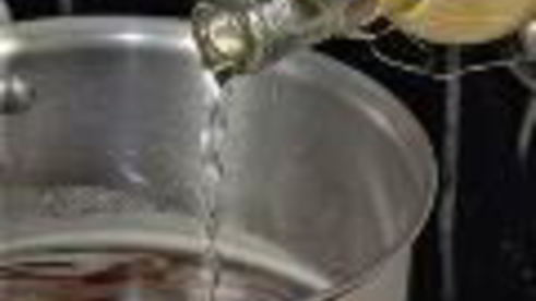 фрукты в винном желе