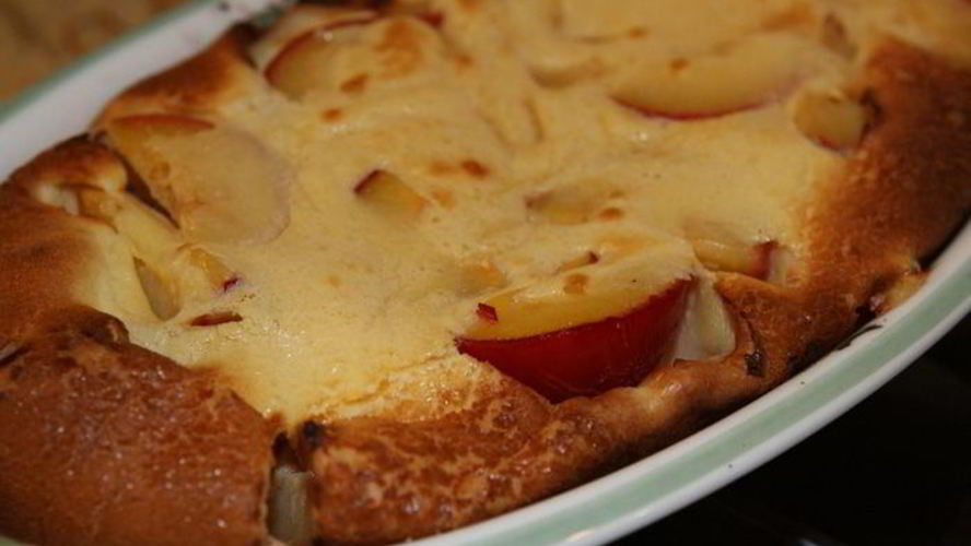 Рецепт клафути со сливами