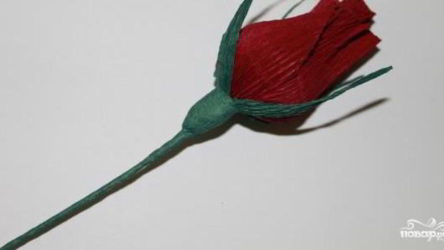 Рецепт бутонов роз из конфет