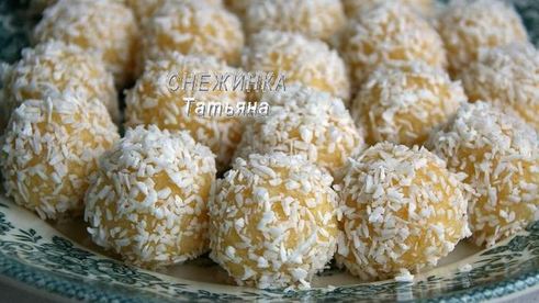 кокосовые конфеты сладкая весна