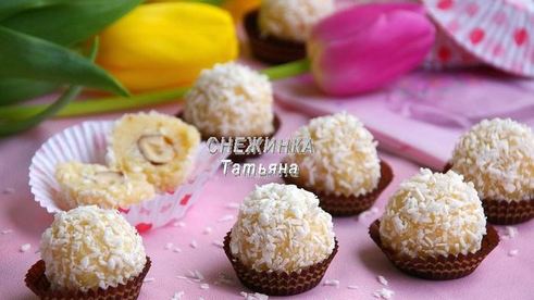 кокосовые конфеты сладкая весна