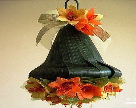 Колокольчик из конфет