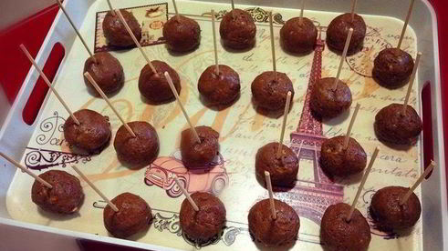 конфеты ручной работы тыквенное пралине