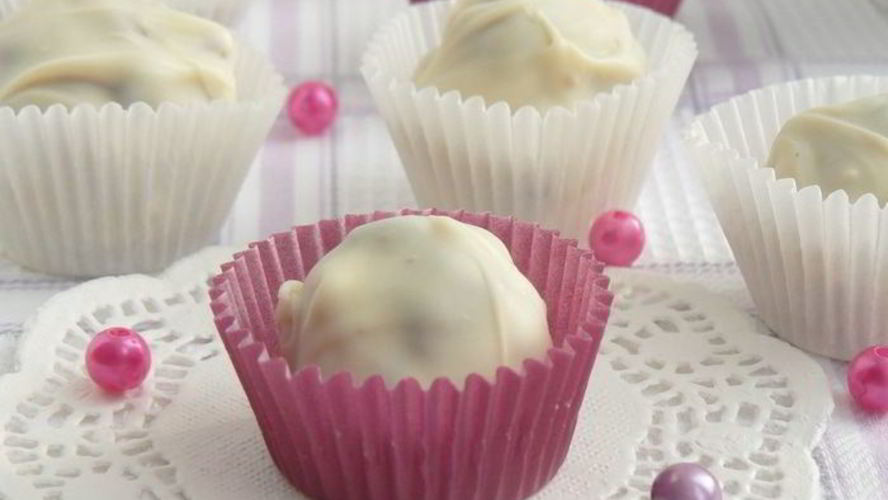 Рецепт конфет в белом шоколаде