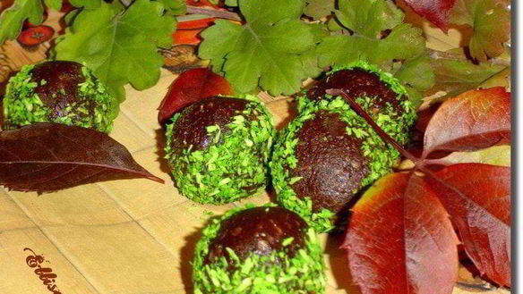 Рецепт Шоколадных конфет Каштаны за 20 минут