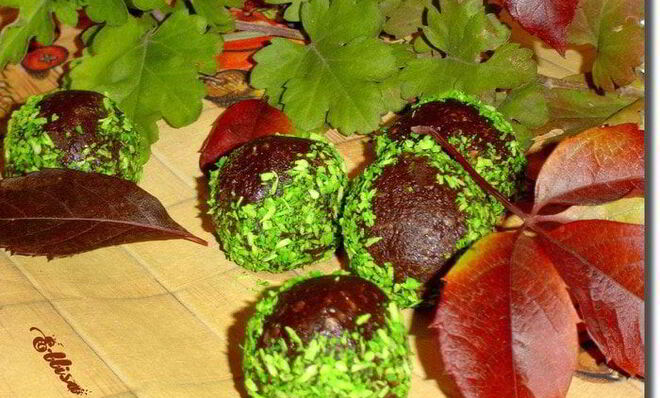 Шоколадные конфеты Каштаны за 20 минут