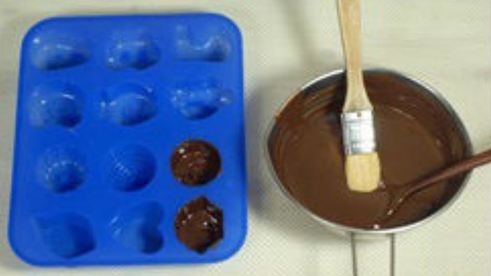 шоколадные конфеты с йогуртовым мороженым