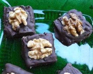 Шоколадные конфеты с марципаном