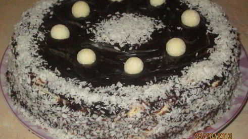 торт-конфета баунти