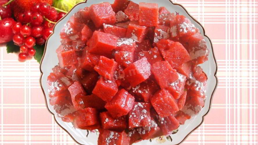 Рецепт желейных конфет из ягодного пюре