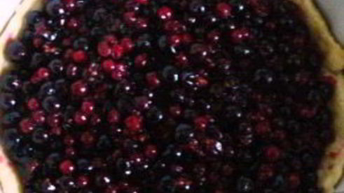 крамбл со смородиной