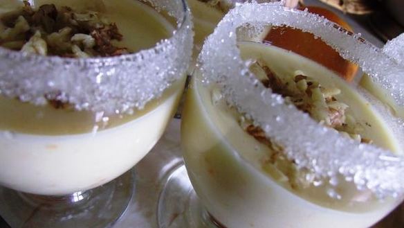 Рецепт Апельсинового крем-брюлле с белым вином