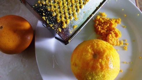 апельсиновое крем-брюлле с белым вином