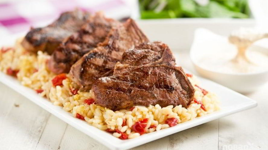 Рецепт баранины с горчичным кремом