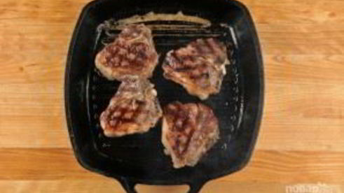 баранина с горчичным кремом