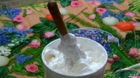 белковый крем для трубочек