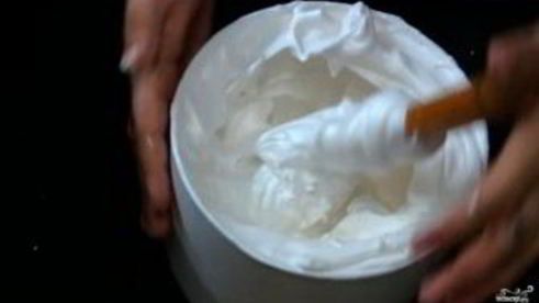 белковый крем для трубочек