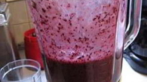 черничная крем-сода