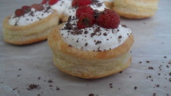 Рецепт Гнездышек с творожным кремом