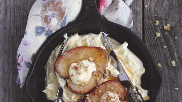 Рецепт Груш с кремом из маскарпоне