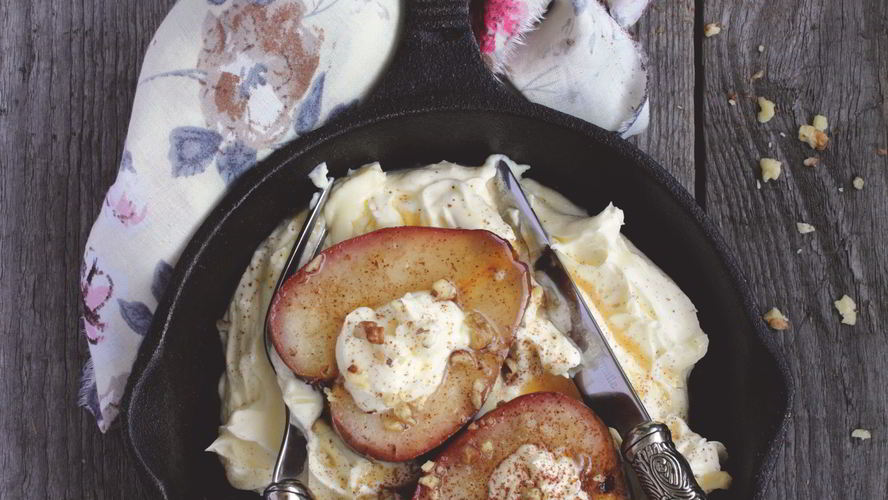 Рецепт груш с кремом из маскарпоне