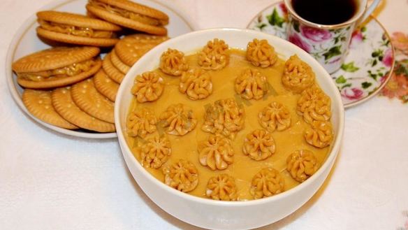 Рецепт Карамельного крема для торта