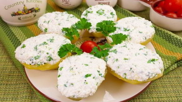 Рецепт Картофеля с творожным кремом