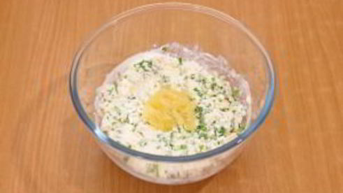 картофель с творожным кремом