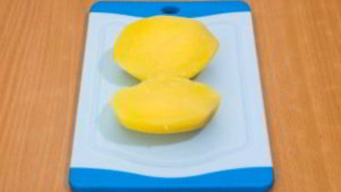 картофель с творожным кремом