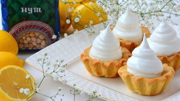 Рецепт Корзиночек из нута с белковым кремом
