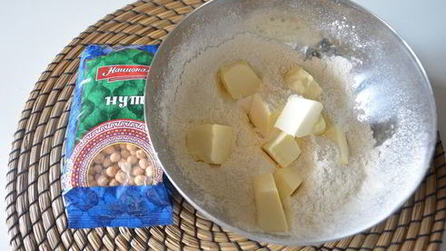 корзиночки из нута с белковым кремом