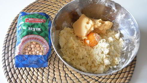 корзиночки из нута с белковым кремом