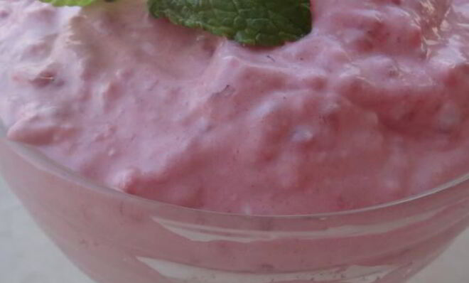 Малиновый крем