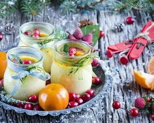 Мандариновый крем-брюле