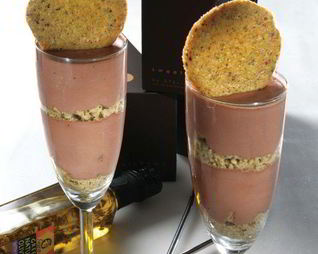 Шоколадный крем с оливковым маслом и фисташками