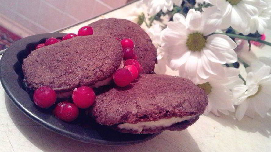 Рецепт шокопеченек с кокосовым кремом