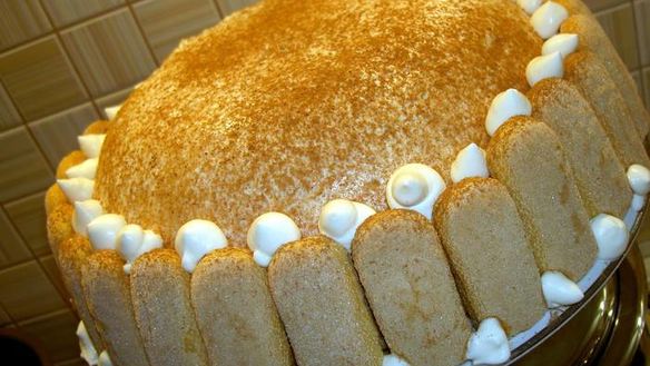 Рецепт Торта-купола с творожным кремом