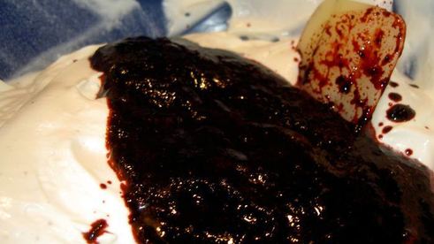 торт-купол с творожным кремом