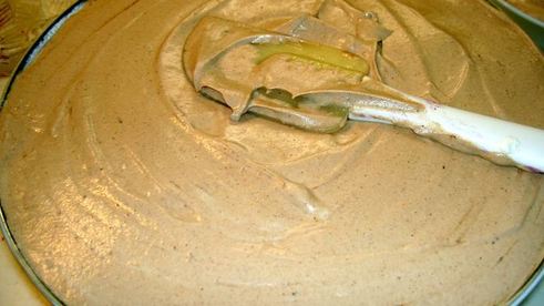 торт-купол с творожным кремом