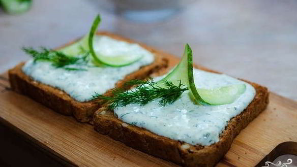 Рецепт Творожного крема с зеленью