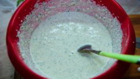 творожный крем с зеленью