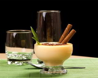 Винный крем с мятой