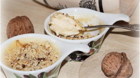 яблочный крем-брюле